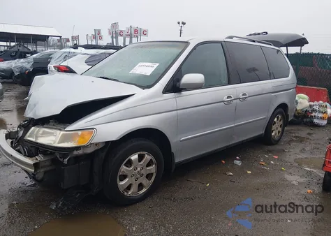 2002 Honda Odyssey Ex из США, поврежденный, VIN 5FNRL18642B036176